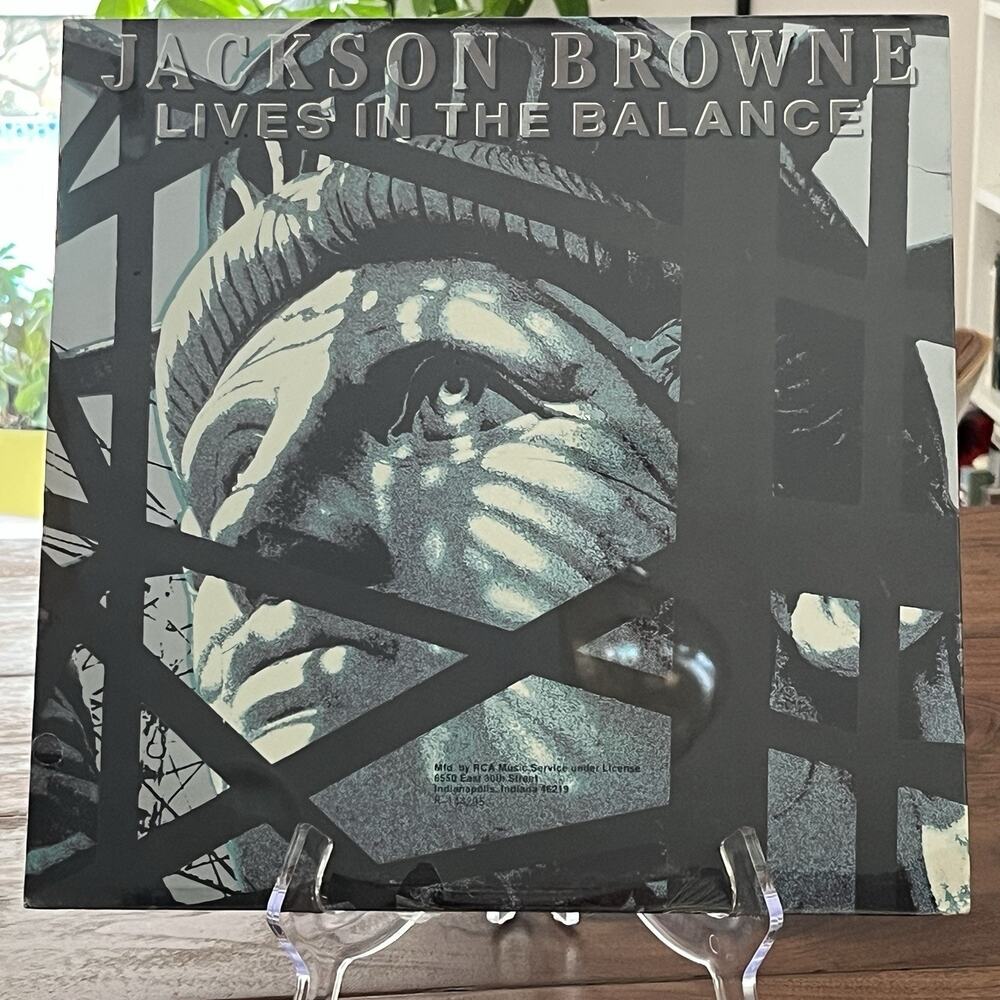 Jackson Browne Live in the Balance Vinyl LP 1986 Elektra Asylum Sealed